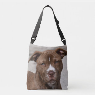 Bolso Cruzado Perrito joven del pitbull