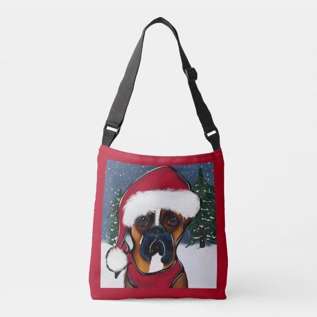 Bolso Cruzado Perro Boxer (Anverso)