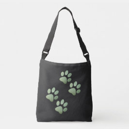 Bolso Cruzado Perro de amigos brillante verde