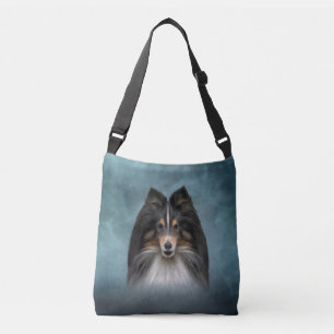 Bolso Cruzado Perro de la Shetland, concha