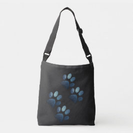 Bolso Cruzado Perro de los amigos gordo azul oscuro