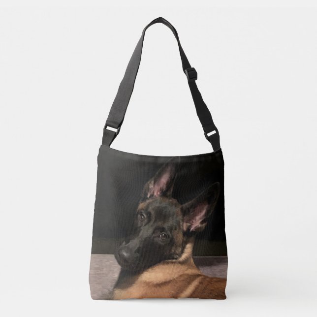 Bolso Cruzado Perro de Malinois (Anverso)