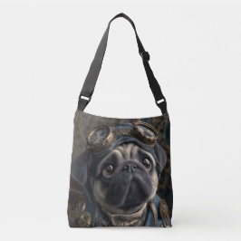 Bolso Cruzado Perro de pug de vapor
