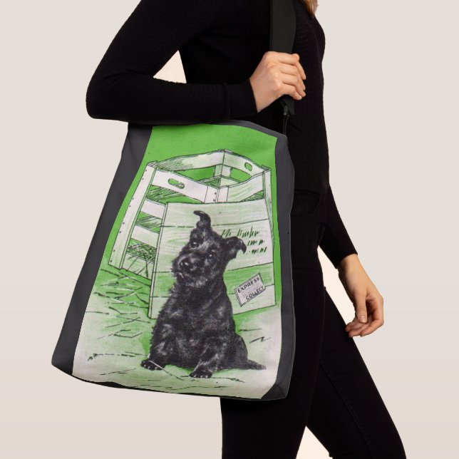 Bolso Cruzado Perro del escocés por entrega especial (Detalle)