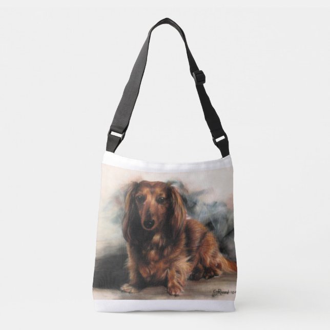 Bolso Cruzado Perro haitiano de Dachshund (Anverso)