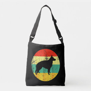 Bolso Cruzado Perro pastor alemán retro