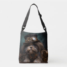 Bolso Cruzado Perro Steampunk