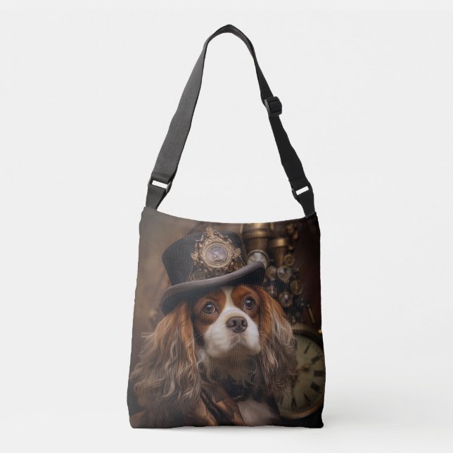 Bolso Cruzado Perro Steampunk (Anverso)