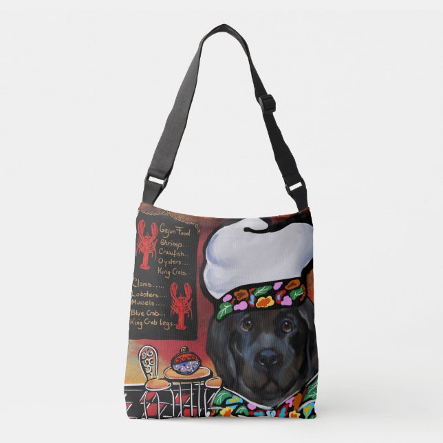 Bolso Cruzado Perro Terranova            (Anverso)