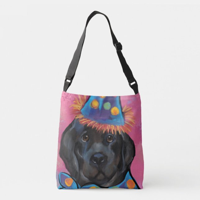 Bolso Cruzado Perro Terranova           (Reverso)