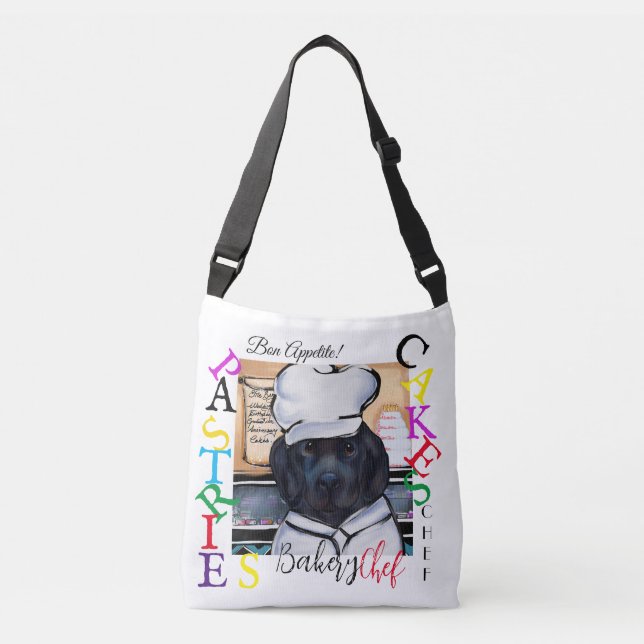 Bolso Cruzado Perro Terranova (Anverso)
