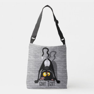 Bolso Cruzado Personaje de dibujos animados divertido gato al re