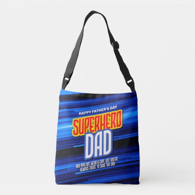 Bolso Cruzado Personaliza a SuperHero Dad (Reverso)