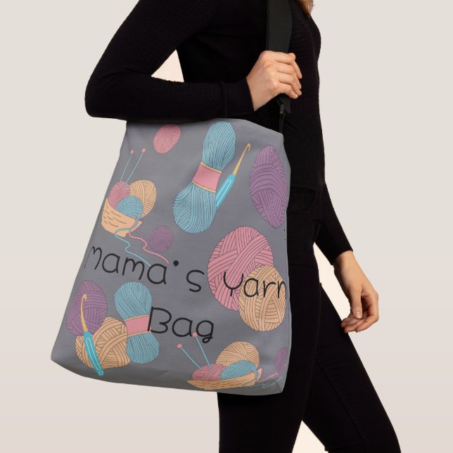 Bolso Cruzado Personalizable Crossbody Yarn Bag (Detalle)