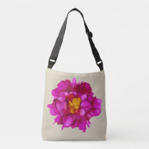 Personalizable!! Floral de peonía de Fuchsia