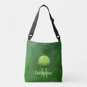 Bolso Cruzado Personalizada la bola de tenis amarilla