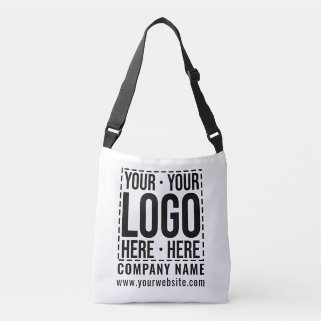 Bolso Cruzado Personalizado Business Logo Empresa Corporativa Gu (Anverso)