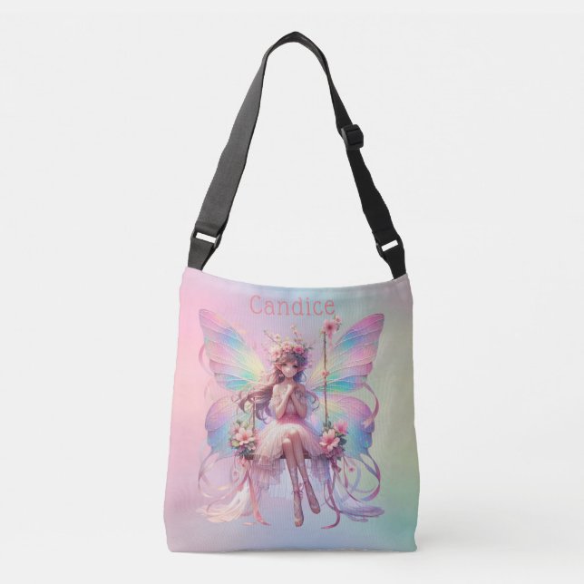 Bolso Cruzado Personalizado de los Chicas de la Princesa de las  (Anverso)