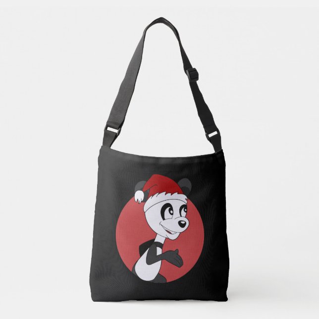 Bolso Cruzado personalizado de navidades con el cuerpo cruzado d (Anverso)