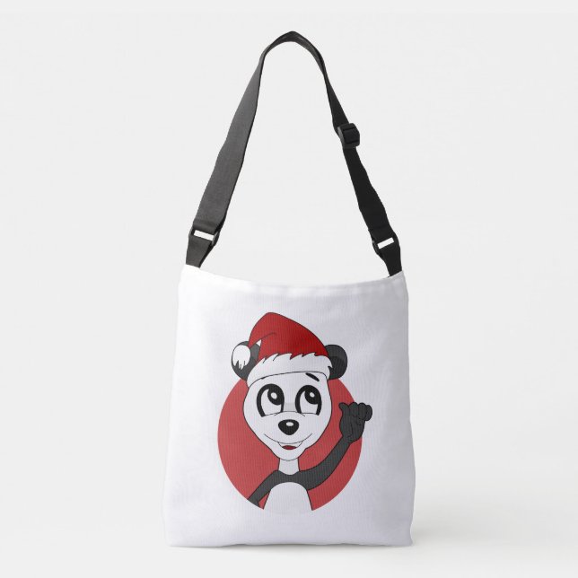Bolso Cruzado personalizado de navidades con el cuerpo cruzado d (Anverso)