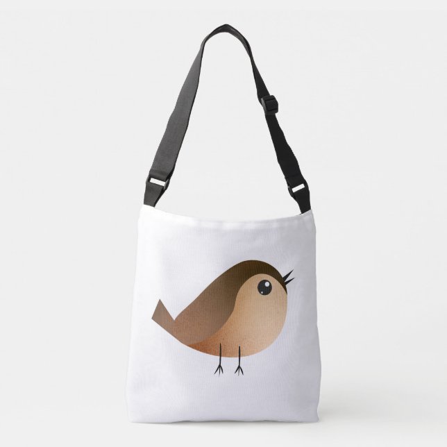 Bolso Cruzado Personalizado de pájaro de Sparrow (Anverso)