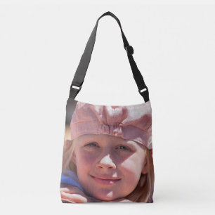 Bolso Cruzado Personalizado DE TOTE DE FOTOS, LADO DOBLE