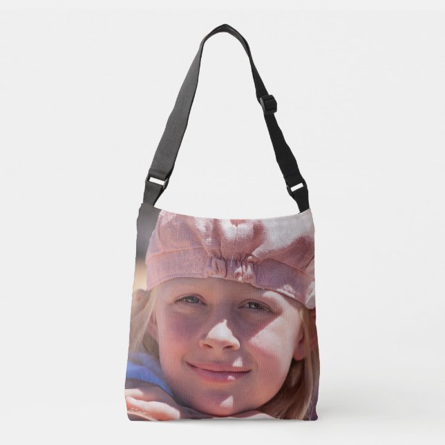 Bolso Cruzado Personalizado DE TOTE DE FOTOS, LADO DOBLE (Anverso)