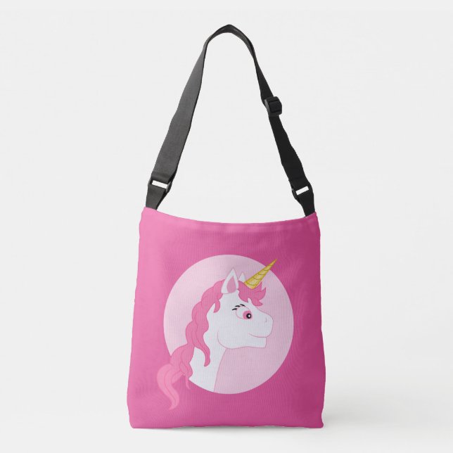 Bolso Cruzado Personalizado de Unicorn (Anverso)