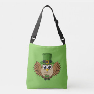 Bolso Cruzado Personalizado del Día de la Lechuza Cute St Patric