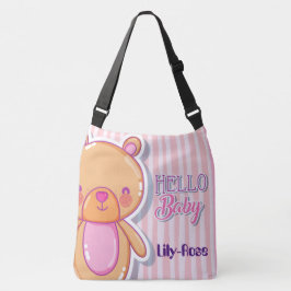 Bolso Cruzado Personalizado Diaper Bag Hello Baby
