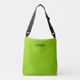 Bolso Cruzado Personalizado en verde brillante de moda