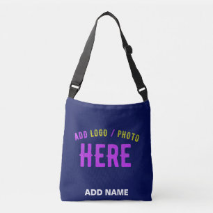 BOLSO CRUZADO PERSONALIZADO MODERNO ELEGANTE NAVY AZUL VERIFICAD