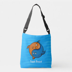 Bolso Cruzado Personalizado Yin Yang Fish