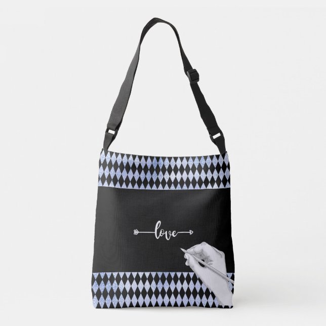 Bolso Cruzado Personalizar "Amor Por Escribir" (Reverso)