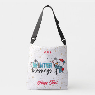 Bolso Cruzado Personalizar de Bendiciones de Invierno