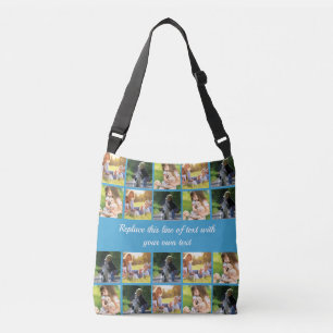 Bolso Cruzado Personalizar el collage de fotografías y el texto