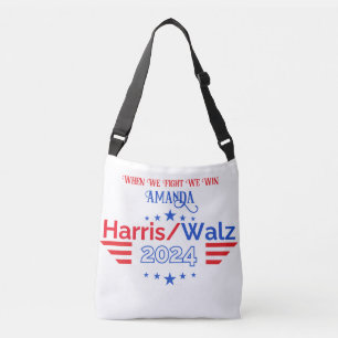 Bolso Cruzado Personalizar Kamala Harris Tim Walz 2024 Tote Bag