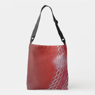 Bolso Cruzado Personalizar rojo de bola de cricket