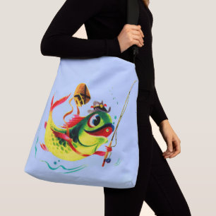 Bolso Cruzado Pescado de los años 1940