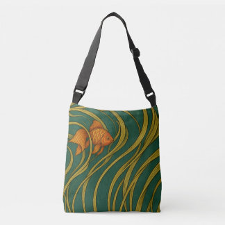 Bolso Cruzado Pez dorado Art Nouveau