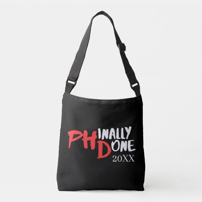 Bolso Cruzado Phinally done - Diseño de la oferta de graduación  (Anverso)