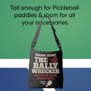 Bolso Cruzado Pickleball Nombre Personalizado El Destructor de R