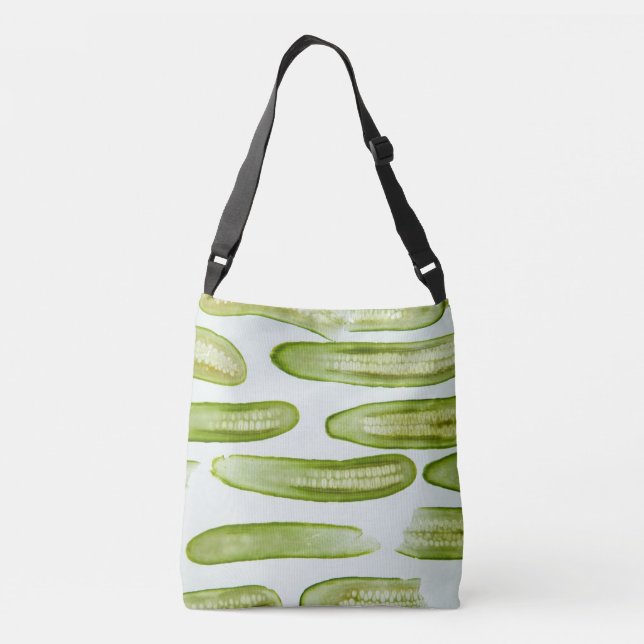 Bolso Cruzado Pickles Green (Reverso)