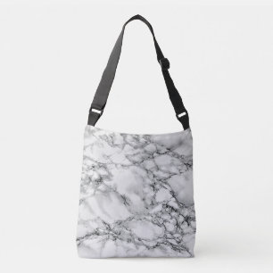 Bolso Cruzado Piedra de mármol blanco de moda