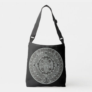 Bolso Cruzado Piedra del Sol Azteca Mexicana Calendario Maya 1