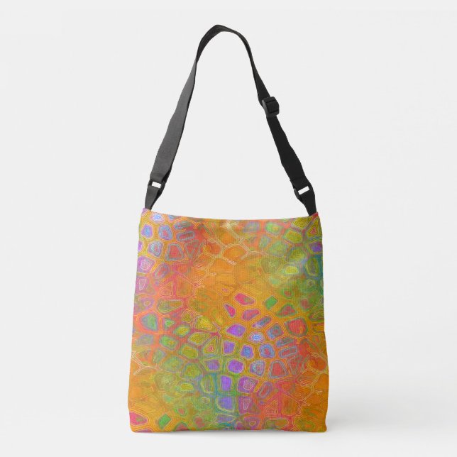Bolso Cruzado Piel de Camaleón (Reverso)
