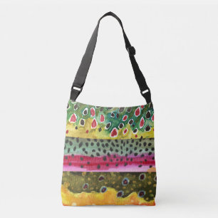 Bolso Cruzado Pieles de trucha vuelan pescando