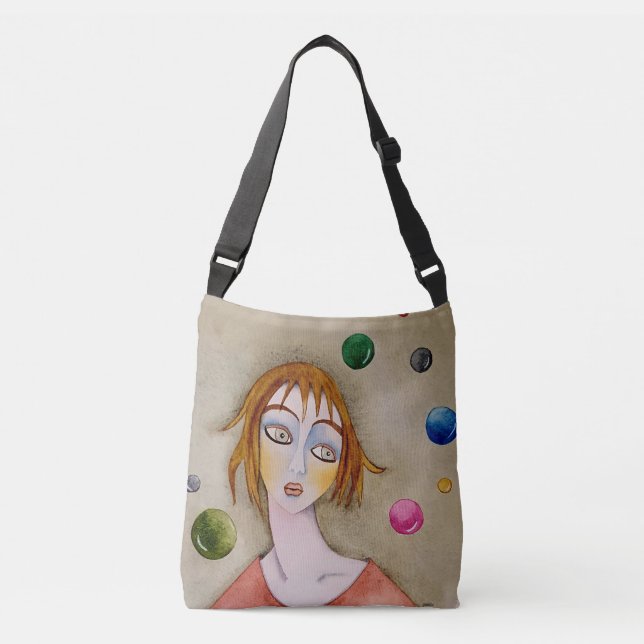 Bolso Cruzado "Piezas que faltan" (Anverso)