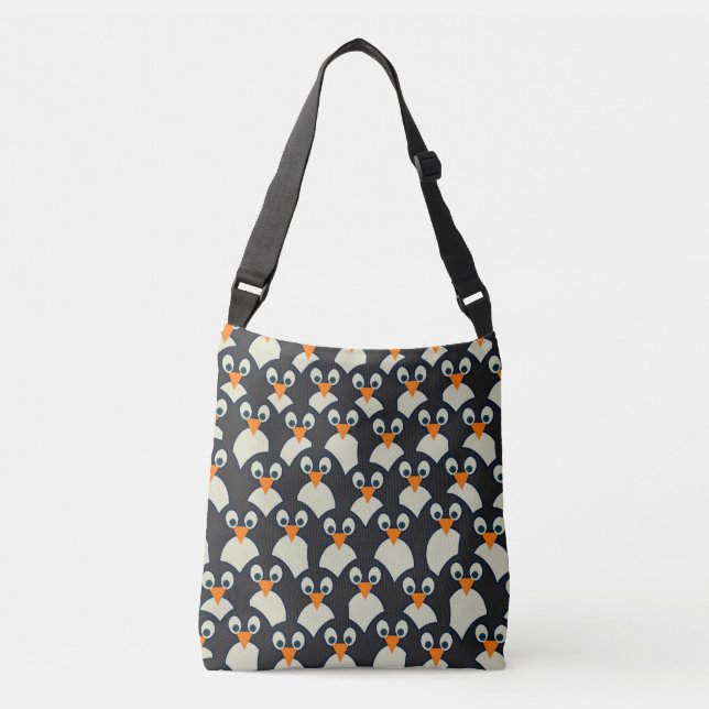 Bolso Cruzado Pila-Para arriba del pingüino (Anverso)