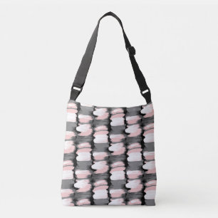 Bolso Cruzado Pinceladas de pincel vintage, decoración de color